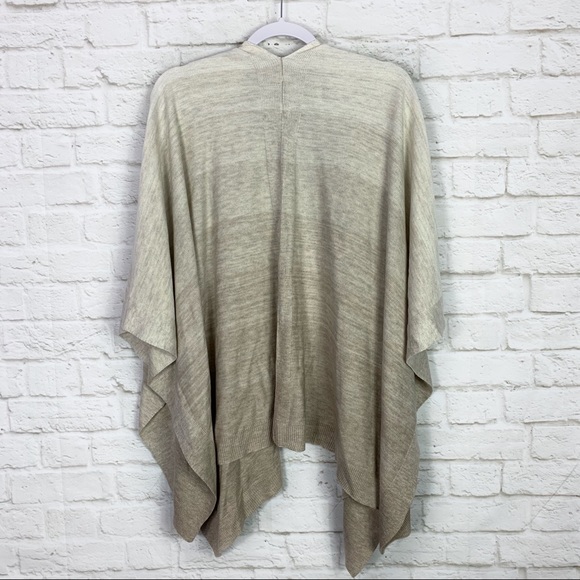 WHBM Draped Ombré Open Side Soft Shawl Sweater - Picture 5 of 8